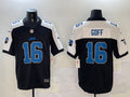 Men’s Detroit Lions Jared Goff #16 Black Alternate Jersey