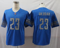 Men’s Detroit Lions Jeff Okudah #23 Blue Jersey