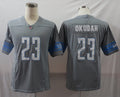 Men’s Detroit Lions Jeff Okudah #23 Gray Jersey