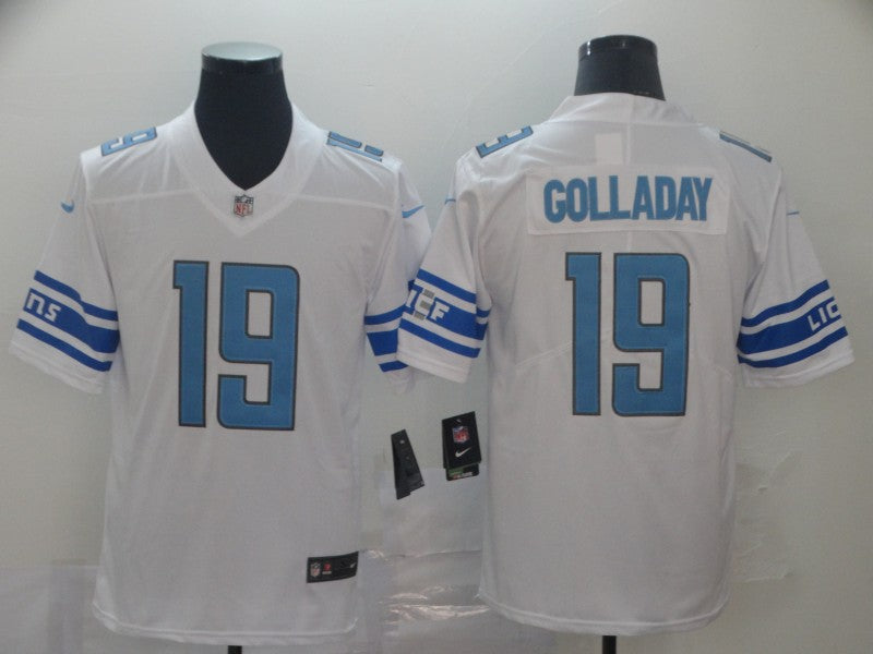 Men’s Detroit Lions Kenny Golladay #19 White Jersey