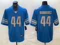 Men’s Detroit Lions Malcolm Rodriguez #44 Blue Jersey