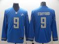 Men’s Detroit Lions Matthew Stafford #9 Blue Jersey