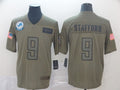 Men’s Detroit Lions Matthew Stafford #9 Brown Jersey
