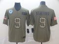 Men’s Detroit Lions Matthew Stafford #9 Brown Jersey