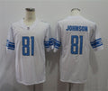 Men’s Detroit Lions Retired Player #81 Calvin Johnson Nike White Vapor Untouchable Limited Jersey