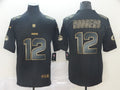 Men’s Green Bay Packers #12 Aaron Rodgers Black Authentic Jersey