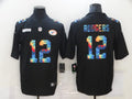 Men’s Green Bay Packers #12 Aaron Rodgers Black Jersey