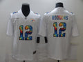 Men’s Green Bay Packers #12 Aaron Rodgers White Jersey