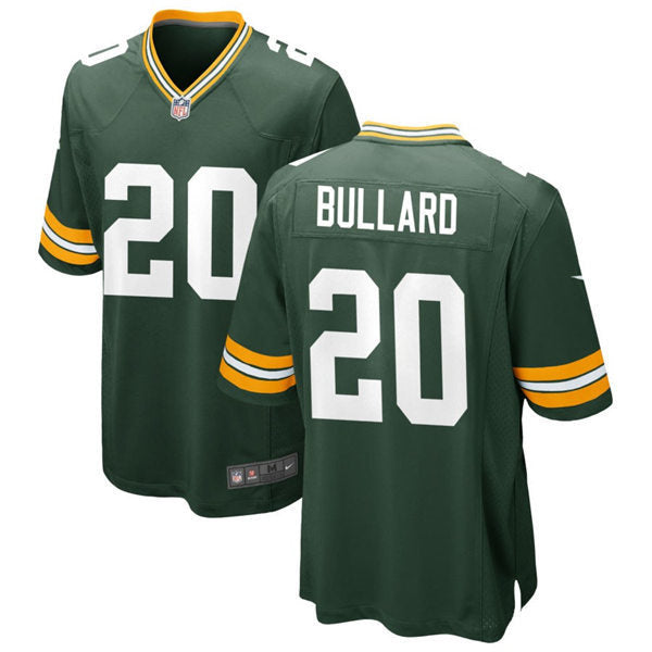 Mens Green Bay Packers #20 Javon Bullard Nike Green Vapor Limited Player Jersey