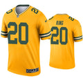 Mens Green Bay Packers #20 Kevin King Nike Gold Inverted Legend Jersey