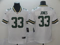 Men’s Green Bay Packers #33 Aaron Jones Player Nike White Game Football Jersey