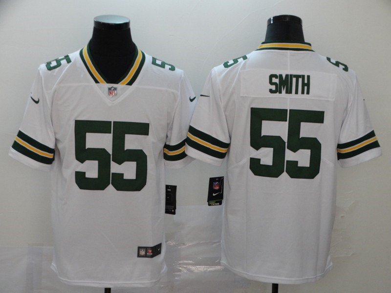 Men’s Green Bay Packers #55 Za’Darius Smith Player Nike White Game Football Jersey