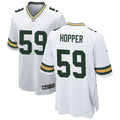Mens Green Bay Packers #59 Ty’Ron Hopper Nike White Vapor Limited PlayerJersey