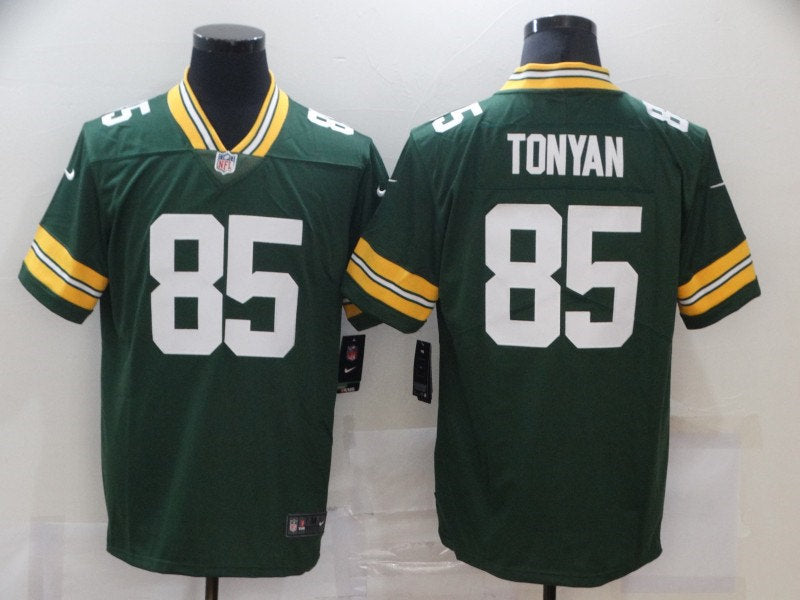 Men’s Green Bay Packers #85 Robert Tonyan Player Nike Green Game Football Jersey
