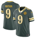 Men’s Green Bay Packers #9 Christian Watson Dark Green 2026 F.U.S.E. Rivalries Collection Limited Stitched Football Jersey