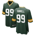Mens Green Bay Packers #99 Barryn Sorrell Nike Green F.U.S.E. Vapor Limited Jersey