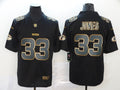 Men’s Green Bay Packers Aaron Jones #33 Black Jersey