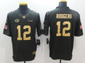 Men’s Green Bay Packers Aaron Rodgers #12 Black Authentic Jersey