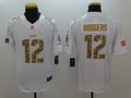 Men’s Green Bay Packers Aaron Rodgers #12 White Authentic Jersey