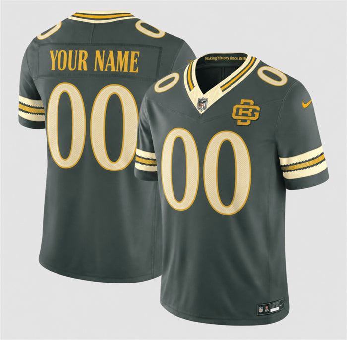 Men’s Green Bay Packers Active Player Custom Dark Green 2026 F.U.S.E. Rivalries Collection Limited Stitched Football Jersey