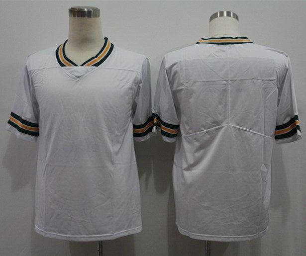Mens Green Bay Packers Blank Nike White Team Football Jersey
