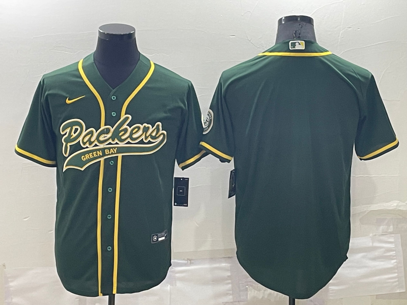 Men’s Green Bay Packers Green Blank Jersey