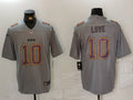 Men’s Green Bay Packers Jordan Love #10 Gray Atmosphere Jersey