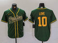 Men’s Green Bay Packers Jordan Love #10 Green Jersey