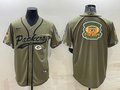 Men’s Green Bay Packers Olive 2022 Salute To Service Limited Jersey