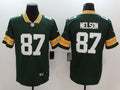 Mens Green Bay Packers Retired Player #87 Jordy Nelson Player Nike Green Game Football Jersey
