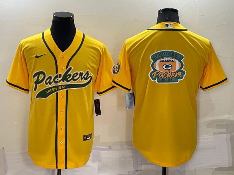 Men’s Green Bay Packers Yellow Jersey