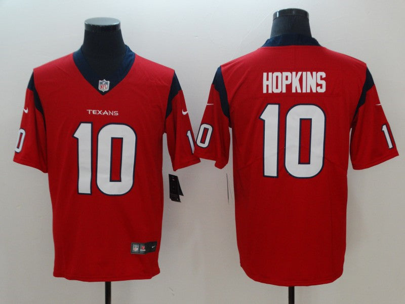 Men’s Houston Texans #10 DeAndre Hopkins Nike Red Vapor Limited Jersey