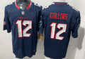 Mens Houston Texans #12 Nico Collins Nike Navy White Alternate F.U.S.E. Limited Player Jersey