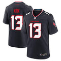 Men’s Houston Texans #13 Christian Kirk Nike Navy White Alternate F.U.S.E. Limited Player Jersey