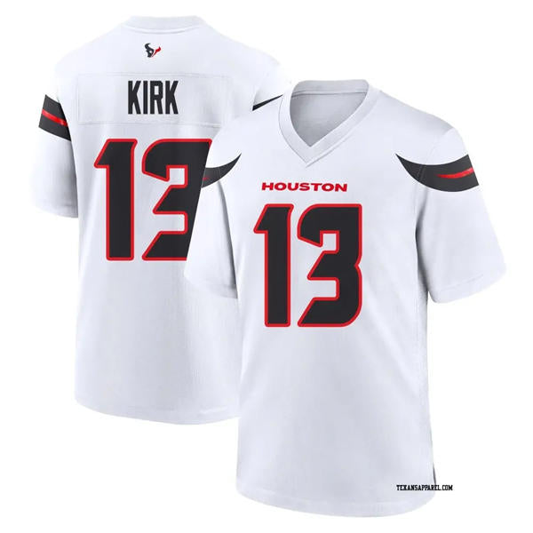 Men’s Houston Texans #13 Christian Kirk Nike White Vapor F.U.S.E. Limited Player Jersey