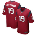 Men’s Houston Texans #19 Xavier Hutchinson Nike Red Alternate Vapor Limited Player Jersey