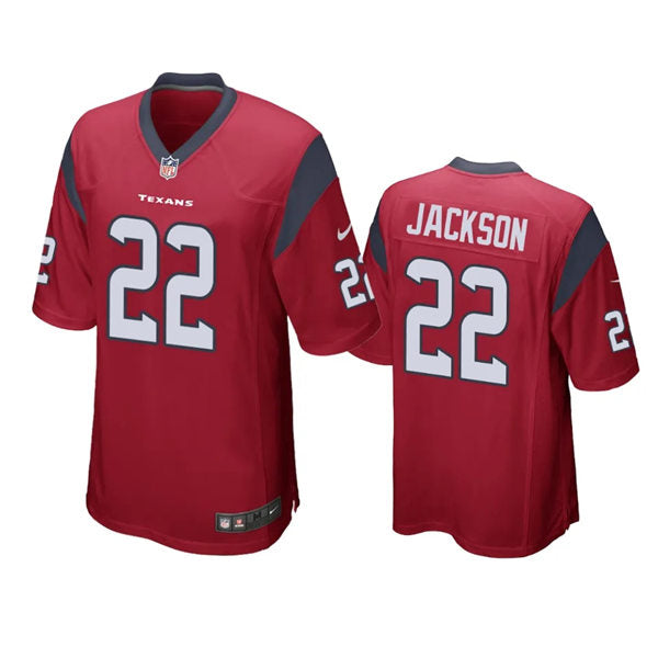 Men’s Houston Texans #22 Kareem Jackson Nike Red Alternate Vapor Limited Player Jersey