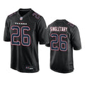 Men’s Houston Texans #26 Devin Singletary 2024 Black Fashion Game Jersey