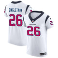 Men’s Houston Texans #26 Devin Singletary Nike White Vapor Limited Player Jersey