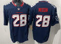 Men’s Houston Texans #28 Joe Mixon Nike Navy White Alternate F.U.S.E. Limited Player Jersey