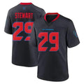 Men’s Houston Texans #29 M.J. Stewart Nike Navy Red 2nd Alternate H-Town F.U.S.E. Limited Player Jersey