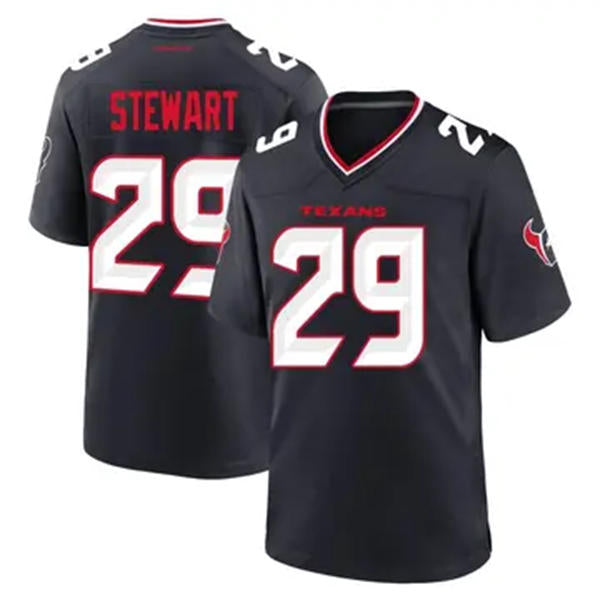 Men’s Houston Texans #29 M.J. Stewart Nike Navy White Alternate F.U.S.E. Limited Player Jersey