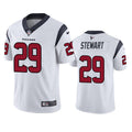 Men’s Houston Texans #29 M.J. Stewart Nike White Vapor Limited Player Jersey