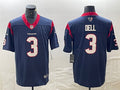 Men’s Houston Texans #3 Tank Dell Nike Navy F.U.S.E.Vapor Limited Player Jersey