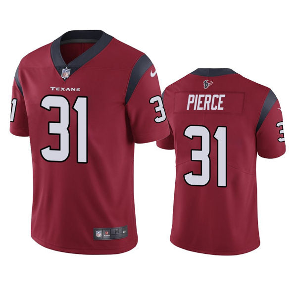 Men’s Houston Texans #31 Dameon Pierce Nike Red Alternate Vapor Limited Player Jersey