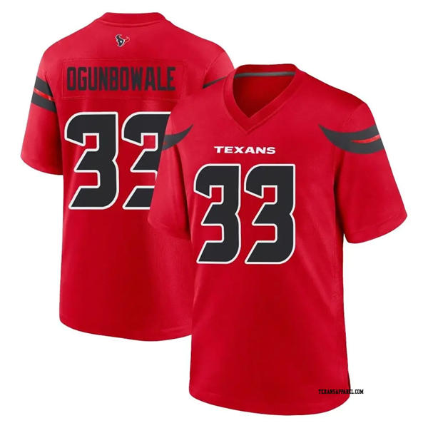 Mens Houston Texans #33 Dare Ogunbowale Nike Red Alternate F.U.S.E. Limited Player Jersey