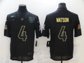 Men’s Houston Texans #4 Deshaun Watson Black Jersey