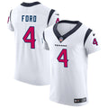 Men’s Houston Texans #4 Mike Ford Nike White Vapor Limited Player Jersey  (4)