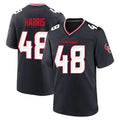 Men’s Houston Texans #48 Christian Harris Nike Navy White Alternate F.U.S.E. Limited Player Jersey