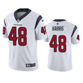 Men’s Houston Texans #48 Christian Harris Nike White Vapor Limited Player Jersey